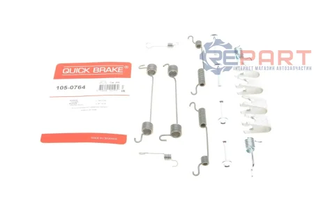 Комплект пружинок колодок ручника Honda Concerto -95 QUICK BRAKE 1050764
