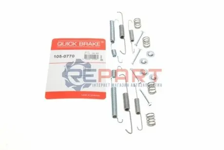 Монтажний набір гальмівної колодки (SUMITOMO) HYUNDAI ACCENT, ACCENT I, PONY, PONY / EXCEL, S 1.3/1.5 10.85-01.00 QUICK BRAKE 105-0770 Купити в Україні