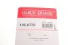 Фото Монтажний набір гальмівної колодки (LUCAS) FORD C-MAX, FOCUS I 1.4-2.0LPG 08.98-09.10 QUICK BRAKE (105-0772) зображення 8