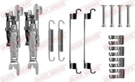 Монтажний набір гальмівної колодки FIAT 500, 500 C, PANDA, PUNTO FORD KA 0.9-Electric 09.99 QUICK BRAKE 105-0783S Купити в Україні