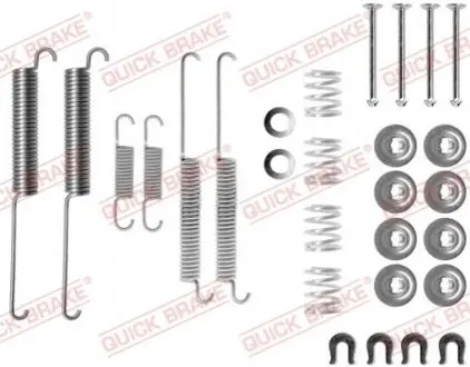 Монтажний набір гальмівної колодки (AKEBONO) MITSUBISHI L200, L400 2.0/2.5D 09.95-12.07 QUICK BRAKE 105-0787 Купити в Україні