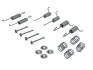 Комплект пружинок колодок ручника Hyundai Santa Fe I/Tucson/Kia Sportage 00- (Mando) 1050823