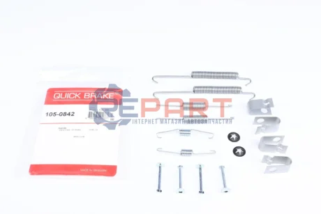 Монтажний набір гальмівної колодки (SUMITOMO) SUZUKI GRAND VITARA II, VITARA 1.6-2.7 07.88 QUICK BRAKE 105-0842 Купити в Україні