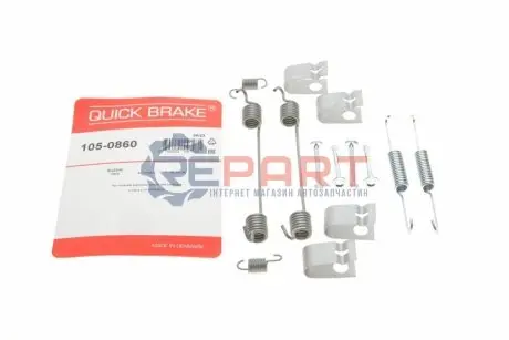 Монтажний комплект колодки QUICK BRAKE 1050860 Купить в Украине