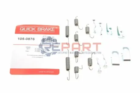 Монтажний комплект колодки QUICK BRAKE 1050876 Купить в Украине