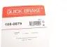 Фото Монтажний набір гальмівної колодки (AKEBONO) TOYOTA HILUX IV, YARIS, YARIS / VIOS 1.0-2.4D 08.83-06.20 QUICK BRAKE (105-0879) зображення 10