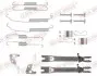 Фото Монтажний набір гальмівної колодки FORD FIESTA, FIESTA VI, KA+ III 1.0-1.6D 05.02 QUICK BRAKE (105-0882S) зображення 1