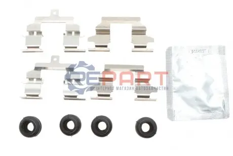 Монтажний набір гальмівних колодок NISSAN QASHQAI +2, X-TRAIL, X-TRAIL II PEUGEOT 5008 RENAULT KOLEOS I 1.2-2.5 02.07 QUICK BRAKE 1090026 Купити в Україні