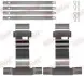 Монтажний набір гальмівних колодок VOLVO XC90 I AUDI A6 C6, Q7 2.4D-6.0D 10.02-08.15 QUICK BRAKE (1090043) зображення 1