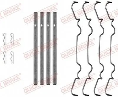 Фото Планка супорта (переднього) прижимна (к-кт) Ford Transit/Iveco Daily IV 06-14 QUICK BRAKE (109-0069) изображение 1