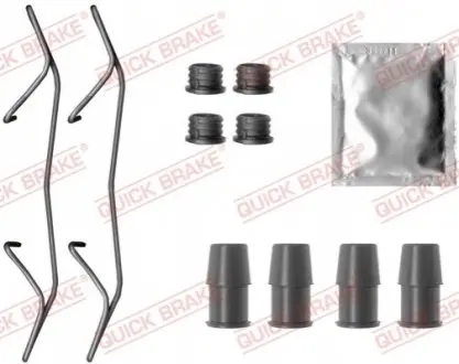 Монтажний набір гальмівних колодок CHEVROLET ORLANDO MG HS OPEL ASTRA K 1.0-2.0D 02.11 QUICK BRAKE 1090075 Купити в Україні