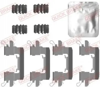 Монтажний набір гальмівних колодок NISSAN LEAF Electric 11.10-12.17 QUICK BRAKE 109-0087 Купити в Україні