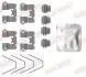 Фото Монтажний набір гальмівних колодок HYUNDAI I30 KIA CEED, PROCEED, XCEED NISSAN NOTE 1.0-1.6H 08.12 QUICK BRAKE (109-0137) зображення 1