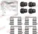 Комплект прижимных планок тормозного суппорта. QUICK BRAKE (109-0144) изображение 1