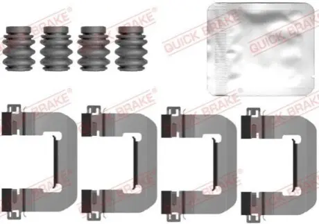 Монтажний набір гальмівних колодок VOLVO S90 II TESLA MODEL S, MODEL X 2.0-Electric 09.12 QUICK BRAKE 109-0149 Купити в Україні