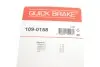 Фото Монтажний набір гальмівних колодок NISSAN JUKE RENAULT ARKANA I, CLIO V, MEGANE, MEGANE III, MEGANE IV, SCENIC III, ZOE 1.0-Electric 11.08 QUICK BRAKE (109-0158) зображення 3