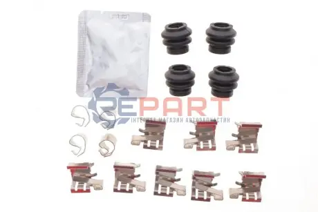 Монтажний набір гальмівних колодок MAZDA CX-30 TOYOTA C-HR, CAMRY, COROLLA, COROLLA CROSS, PRIUS, RAV 4 V 1.2-3.5 10.16 QUICK BRAKE 109-0183 Купити в Україні