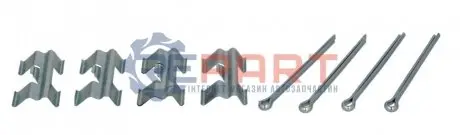 Фото Планка супорта (переднього) прижимна (к-кт) Ford Transit 77- QUICK BRAKE (1090969) зображення 1