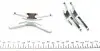 (к-кт) Планка суппорта (переднего) прижимная Opel Kadett E/Corsa A 1.0-2.0 75-93 (Delco) QUICK BRAKE (109-0975) изображение 3