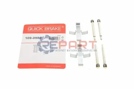 Монтажный компл.,тормоз.колодки QUICK BRAKE 1090980 Купить в Украине