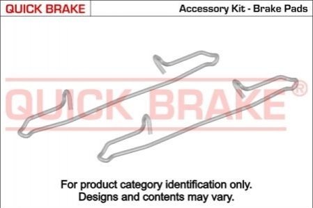 Монтажный набор тормозной колодки QUICK BRAKE 1091085