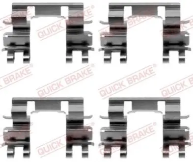 Монтажний набір гальмівних колодок HONDA CIVIC IV, CIVIC VI, CRX II, PRELUDE III 1.3-2.0 04.86-01.97 QUICK BRAKE 1091087