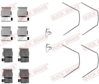 Монтажний набір гальмівних колодок MAZDA 929 III 2.0/2.2/3.0 05.87-06.91 QUICK BRAKE 1091093