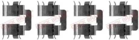 Монтажний набір гальмівних колодок NISSAN MICRA II 1.0-1.5D 08.92-02.03 QUICK BRAKE 1091277