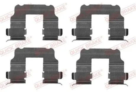 Монтажний набір гальмівних колодок FIAT CROMA 1.8/1.9D/2.2 06.05-12.11 QUICK BRAKE 109-1690