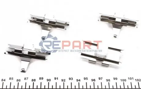 Монтажний набір гальмівних колодок CHEVROLET LACETTI, NUBIRA DAEWOO LACETTI, NUBIRA 1.4-2.0D 04.97 QUICK BRAKE 1091692 Купити в Україні