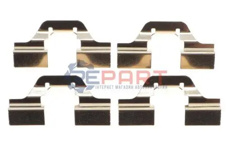 Монтажний набір гальмівних колодок RENAULT AVANTIME, ESPACE III, MEGANE II, MODUS, SCENIC I, SCENIC II 1.2-3.0 10.98 QUICK BRAKE 1091749 Купити в Україні