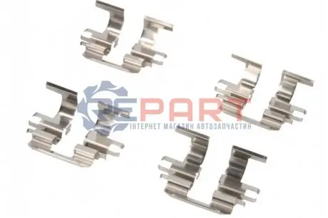 Монтажний набір гальмівних колодок SUBARU FORESTER, IMPREZA 2.0/2.5 12.00-06.09 QUICK BRAKE 1091753