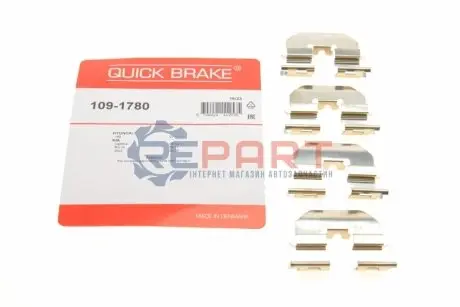 Монтажный компл.,тормоз.колодки QUICK BRAKE 1091780 Купить в Украине