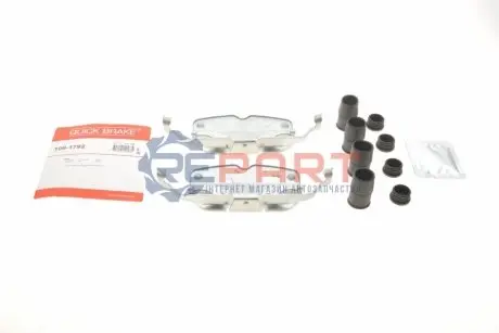 Монтажний набір гальмівних колодок BMW X5 (E70), X6 (E71, E72) 3.0-4.8 10.06-07.14 QUICK BRAKE 1091792 Купити в Україні