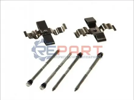 Монтажний набір гальмівних колодок VW TOUAREG 2.5D-3.6 10.02-05.10 QUICK BRAKE 1091809 Купити в Україні