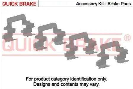 Монтажный набор тормозной колодки QUICK BRAKE 1091832