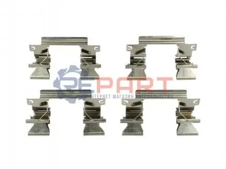 Монтажний набір гальмівних колодок FORD RANGER MAZDA BT-50 VW AMAROK 2.0D-3.2D 10.06 QUICK BRAKE 109-1862 Купити в Україні