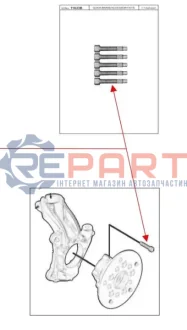 Комплект болтів маточини колеса Ford Transit Custom V363/Transit V 12- (К-кт 5 шт) QUICK BRAKE 11633K
