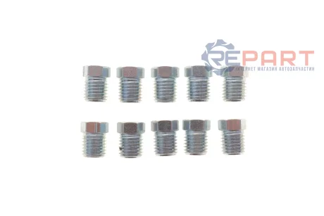 З'єднувач трубки гальмівний (M10x1.25/10x14.2/d=5.0) (к-кт 10шт) QUICK BRAKE 171-M-10