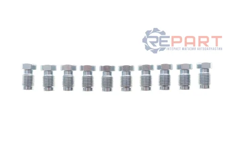 (к-кт 10шт) Соединитель трубки тормозной (7/16''x20/12x21.5/d=5.0) QUICK BRAKE 171-PG-10