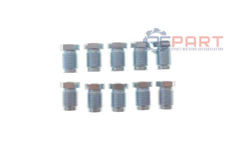 З'єднувач трубки гальмівний (M16x1.5/L=27mm/d=10.6mm) (к-кт 10шт) QUICK BRAKE 171-ZC-10