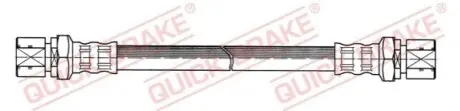 Гальмівний шланг гнучкий задн Лів/Прав (довжина 197мм, M10x1/M10x1) DAEWOO ESPERO, NEXIA OPEL ASCONA C, ASTRA F, ASTRA F CLASSIC, CALIBRA A, CORSA A, CORSA A TR, CORSA B, KADETT E 1.0-3.6 09.81 QUICK BRAKE 22052