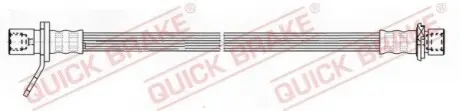 Гальмівний шланг гнучкий задн Лів (довжина 346мм, M10x1/M10x1) TOYOTA AVENSIS 1.6-2.0D 09.97-02.03 QUICK BRAKE 27092