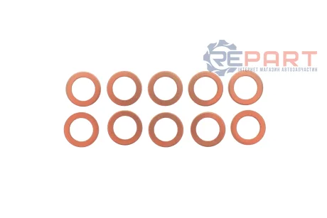 Шайба універсальна (10x1.5) Copper/мідна (К-кт 10 шт) QUICK BRAKE 3211-10K