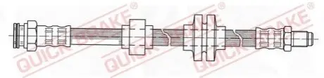Тормозной шланг QUICK BRAKE 32207