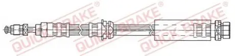 Тормозной шланг гибкий передн Лев/Прав (длина 475мм, M10x1/M10x1) FORD FIESTA V MAZDA 2 1.2-1.6D 11.01-12.10 QUICK BRAKE 37918