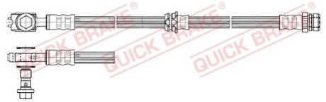 Тормозной шланг QUICK BRAKE 50832X (фото 1)