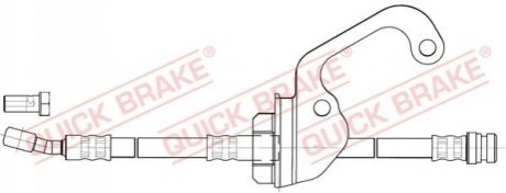 Шланг гальмівний QUICK BRAKE 50839X