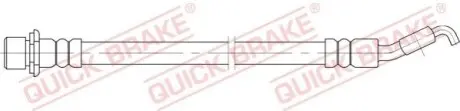 Гальмівний шланг гнучкий задн Лів/Прав (довжина 180мм, M10x1) TOYOTA AURIS, VERSO 1.33-2.2D 10.06-08.18 QUICK BRAKE 58001
