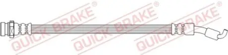 Гальмівний шланг гнучкий задн Лів (довжина 310мм, M10x1) HYUNDAI IX35 KIA SPORTAGE III 1.6-Electric 08.09-12.15 QUICK BRAKE 58017